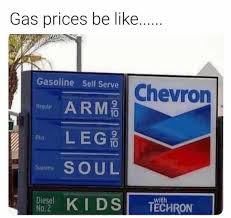 Meme generator, instant notifications, image/video download, achievements and. Dopl3r Com Memes Gas Prices Be Like Gasoline Self Serve Chevron ArmìŒ Regular 10 Plus 10 Soul Supreme Desel Kids Techron With Diesel No 2