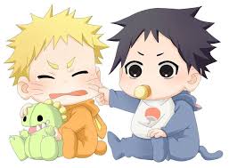 Baby Naruto And Sasuke Naruto Uzumaki Naruto Anime