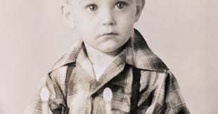 Image of RONALD REAGAN, with son Ronald Prescott, c. 1960