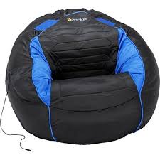 Kahuna Sound Chair Bean Bag Black And Blue Bean Bag Chair Leather Bean Bag Chair Black Bean Bags