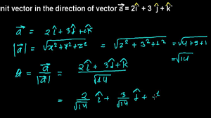 How To Find Unit Vector 3d Youtube