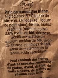 Pain De Campagne Blanc Lidl 400 G
