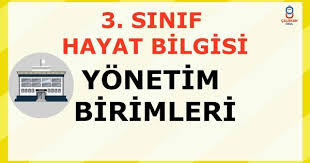 3 sinif hayat bilgisi yonetim birimleri hayat bilgisi hayat egitim teknolojisi