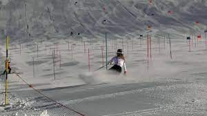Aline Danioth Slalom Training In Saas Fee Video Ski Racing Alpine Skiing Skiing