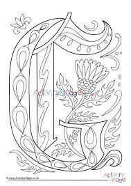 Pattern coloring pages alphabet coloring pages coloring book pages creative lettering hand lettering fancy letters embroidery letters paper embroidery letter patterns. Illuminated Letter G Colouring Page Letter G Coloring Page Illuminated Letter G Letter I Coloring Pages