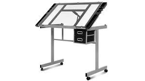 Buy Artiss Drawing Desk Drafting Table Grey Harvey Norman Au