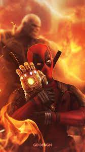 Deadpool Steal Infinity Gauntlet Iphone Wallpaper Deadpool Wallpaper Marvel Phases Marvel Wallpaper