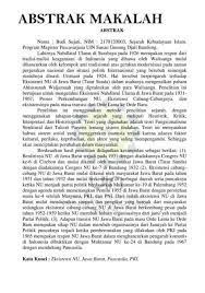 Dalam memakai instrumen wajib bisa memilah serta merangkai perlengkapan ukur instrumen tersebut dengan benar. 10 Contoh Abstrak Makalah Bahasa Indonesia Nilai A Lengkap Pdf