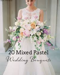 See more ideas about wedding flowers, wedding, pastel wedding. 20 Mixed Pastel Wedding Bouquets Southbound Bride