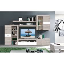 Im möbel universum können sie wohnzimmer wohnwände in zahlreichen stilrichtungen bestellen. Wohnwand Frame Sandeiche Nachbildung Weiss Ca 300 X 200 9 X 41 Cm Mobel Boss