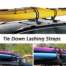 Make sure that you do not make the straps overly tight, but secure. Sturdy Tie Down Lashing Straps Cargo Tie Down Nylon Strap Kayak Storage Buy At A Low Prices On Joom E Commerce Platform