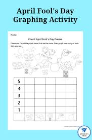 April Fool S Day Graphing Activity Jdaniel4s Mom Graphing Activities Early Learning Math April Preschool