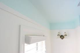 3 adding coats to the walls. Adding Color And Trim To A Bathroom Ceiling Young House Love