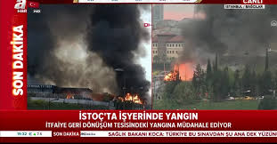 İstanbul bağcılar'da bulunan i̇stoç ticaret merkezi'nde yangın çıktı. Istoc Ta Geri Donusum Tesisinde Korkutan Yangin Videosunu Izle Takvim Tv