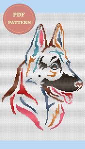 Beginners and more advanced stitchers alike will enjoy these easy cross stitch patterns with fun and colorful designs. German Shepherd Cross Stitch Pattern Dog Animals Cross Stitch Rainbow Cross Stitch Gifts For Dog Mom Cross Stitch Patterns Cross Stitch Patterns Christmas Cross Stitch