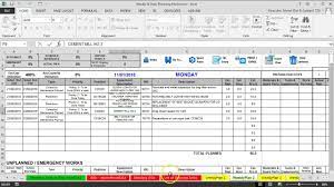 Excel in examples and tutorials. Features Maintenance Planning And Scheduling Excel Template Youtube