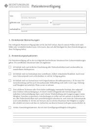 Kommen die nachfolger einer grabpflege nicht. Patientenverfugung Was Ist Das