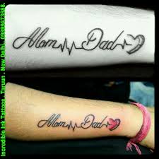 Momdad Heartbeat Tattoo Mom Dad Heartbeat Tattoos Tattoos For Daughters Mom Dad Tattoos Mom Tattoos