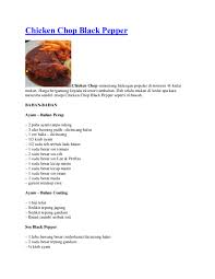 Buy the best and latest sos black pepper on banggood.com offer the quality sos black pepper on sale with worldwide free shipping. Kuah Resepi Sos Black Pepper Chicken Chop
