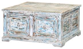 Check the upper and lower width of the side pieces with a measuring tape and framing square to make sure that they are parallel. Winter Morning Distressed Reclaimed Wood Square Coffee Table Chest Farmhouse Coffee Tables By Sierra Living Concepts Houzz