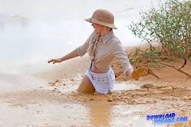 min waist deep mud, stuck