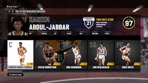 View player positions, age, height, and weight on foxsports.com! Nba 2k19 1970 1971 Milwaukee Bucks Player Ratings And Roster