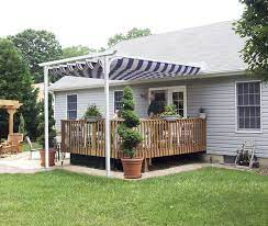 Roof Mount Retractable Canopies For Rear Decks Canopy Outdoor Backyard Canopy Patio Canopy