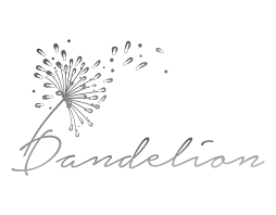 Dandelion Logo Floral Logo Dandelion Bakery Logo Design