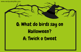 101 Funny Halloween Jokes For Kids Nerdy Caterpillar