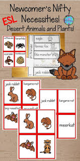 Desert Animals Great For Esl Animals Sped Desert Animals Kindergarten First Grade
