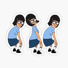 Bobs Burgers Stickers Bobs Burgers Tina Belcher Stickers