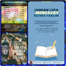 Solat terbahagi kepada solat fardu dan solat sunat. Waktu Solat Zohor Kl