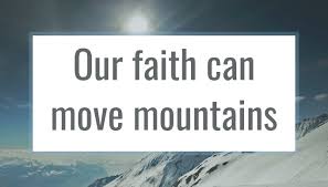 Quotes › authors › b › boris vian › faith can move mountains but let. Quote Our Faith Can Move Mountains Poster Apagraph