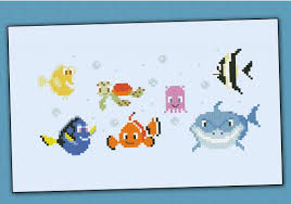 Block cross stitch alphabet patterns. Disney Alphabet Sampler Digital Cross Stitch Pattern