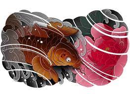 ghim của 郑先生 tren 花胸纹身 hinh xăm ca chep xăm