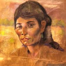 Daniel Van Zyle O/b Hawaiian Girl Portrait