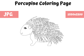 The lace pattern is extremely simple to memorize and do! Porcupine Coloring Page For Kids Graphic By Mybeautifulfiles Creative Fabrica