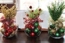 Browse through pictures of creative christmas centerpieces slideshow and get inspired. Set Of Five Unique Christmas Centerpieces By Preservemymemories Christmas Party Centerpieces Christmas Centerpieces Diy Corporate Christmas Party Centerpieces
