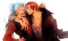 When we first saw him with luffy (in the first episode) and we see little of his fighting skills, mostly just his spirit, which he demonstrates against higuma and then to the sea king where, he demonstrates his haki. Hd Wallpaper One Piece Shanks Buggy Young Women Young Adult Indoors Wallpaper Flare