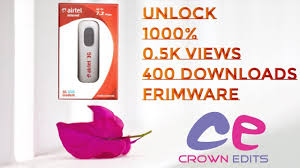 Refer to this link more unlocking procedure: How To Unlock Airtel E303h 1 Dongle Youtube