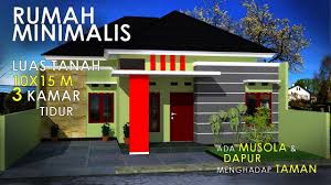 995 desain rumah ruko minimalis 2 lantai via rumahjomblo.com. Rumah Minimalis Luas Tanah 10x15 M 3 Kamar Tidur Rumahminimalis 10x15 Youtube
