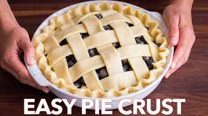 This Homemade Pie Crust Recipe Yields A Flaky Tender Crust With Rich Buttery Flavor It Has Simple Homemade Pie Crust Recipe Homemade Pie Pie Crust Recipe Easy