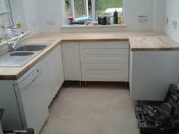 The 40mm thick solid oak worktops need to be oiled before installation. Ikea Kitchen Worktops Home And Aplliances