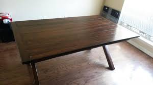 While i prefer using 1/2 cement backer board over a plywood subfloor, you may be able to get by with 1/4 backer board instead. Dining Table Construction Plywood General Woodworking Talk Wood Talk Online