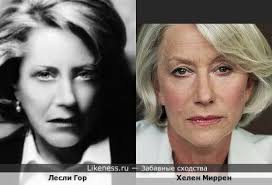Лесли гор на Likeness.ru / Лучшие сходства в начале