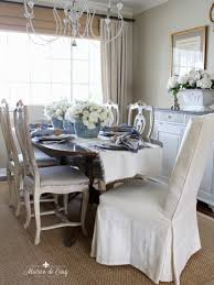 Buy blue dining room chairs and get the best deals at the lowest prices on ebay! Simple Yet Elegant Summer Table Setting In Blue White