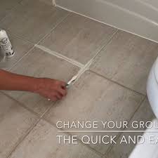 How To Change Grout Color The Easy Way Abbotts At Home In 2020 Grout Cleaning Diy Cleaning Bathroom Tiles House Cleaning Tips