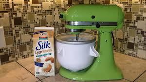 Start with 6 egg yolks, 2/3 cup of unsweetened sifted cocoa powder and 1 1/3 cups sugar. How To Make Cashew Milk Ice Cream In Kitchenaid Ice Cream Bowl Youtube
