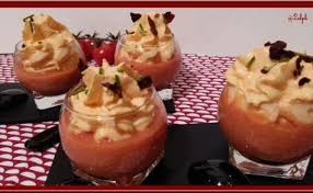 Creme De Tomates Cerise Et Chantilly De Chorizo Recette De Chantilly Creme De Tomate Tomates Cerises