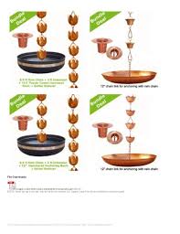 Hardware > wall plates > copper. Monarch Rain Chains Copper Rain Chain Bundle Deals